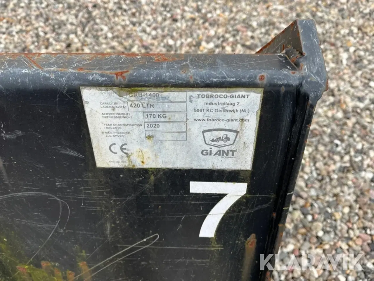 Billede 8 - Skovle Giant GRB 1400