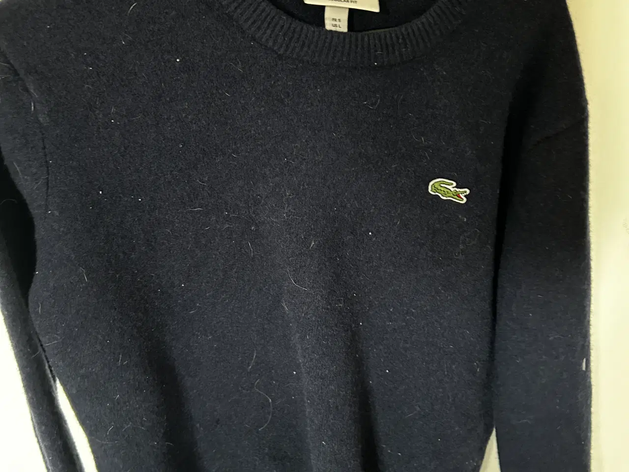 Billede 1 - Blå Lacoste strik sweatshirt