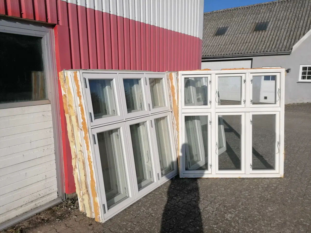 Billede 9 - Træ/Alu Dannebrogsvinduer BxH 158x166 cm.Stykpris