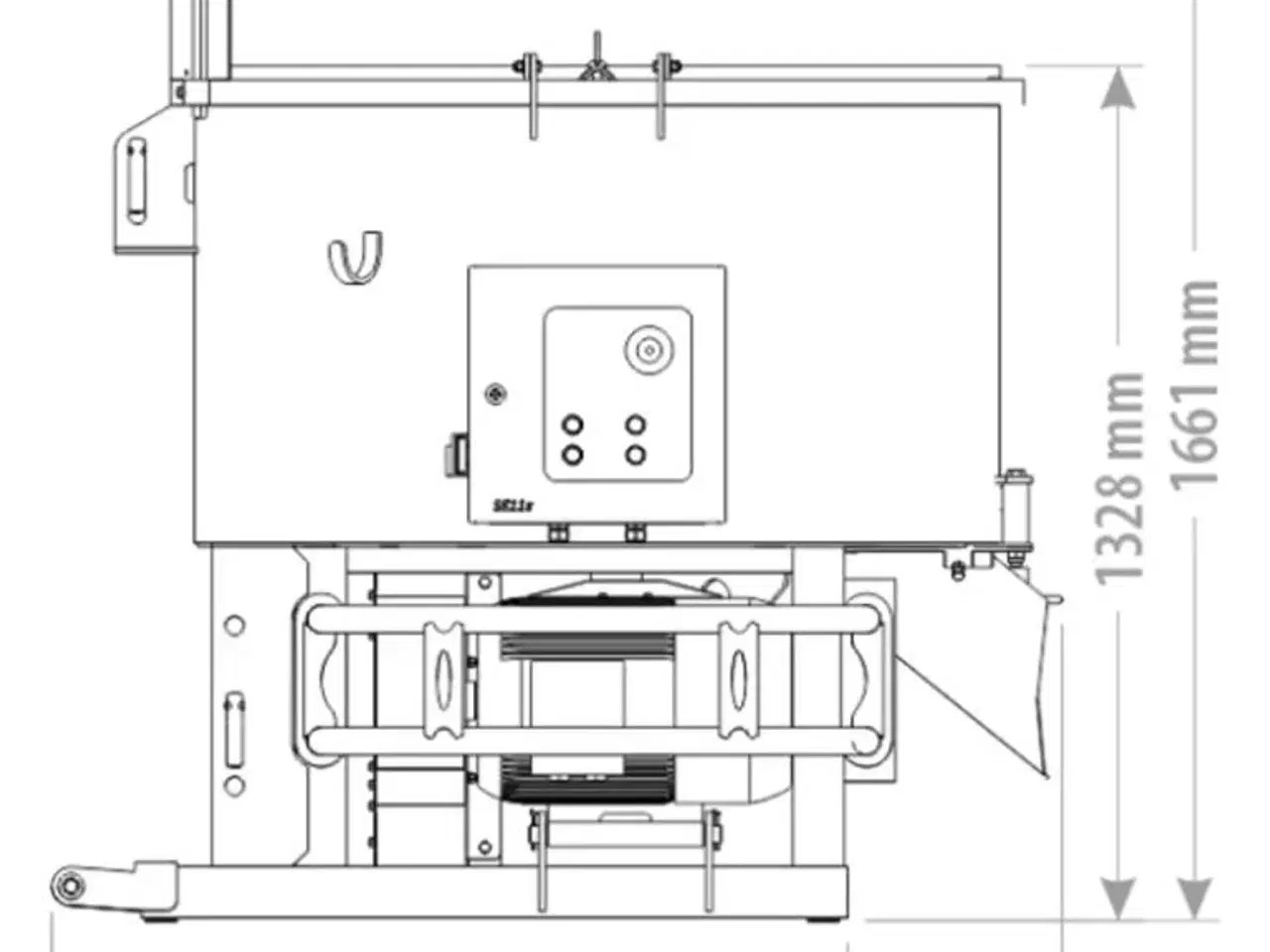 Billede 3 - Fk Maschinery Tvangsblander 600L El Ubcen600