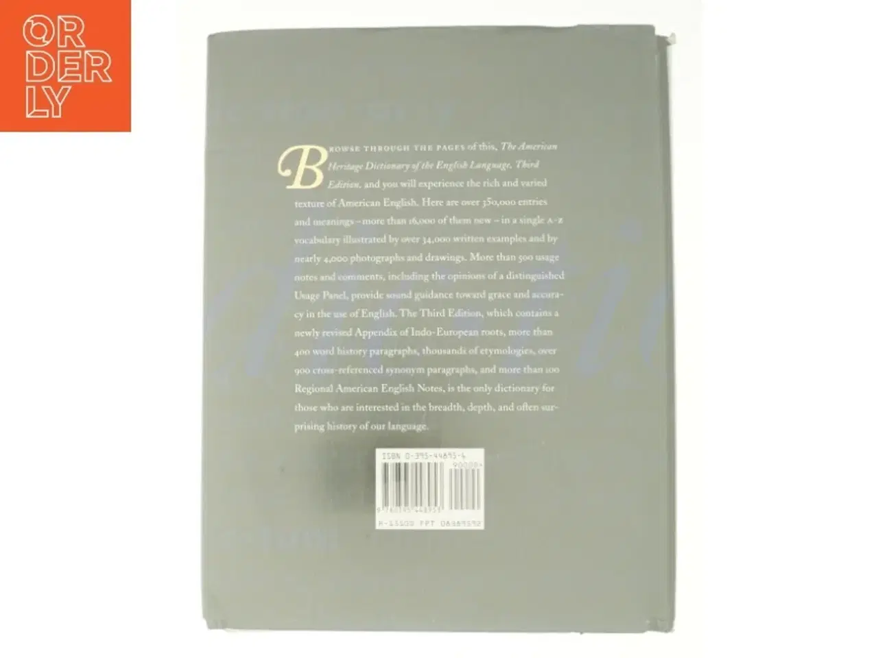 Billede 2 - The American Heritage Dictionary of the English Language af American Heritage Publishing Staff (Bog)
