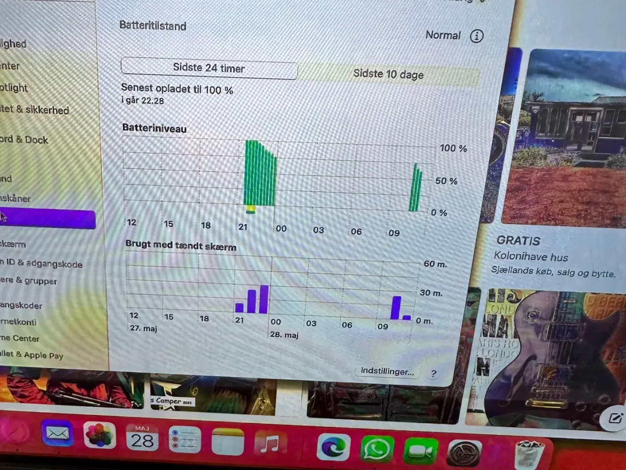 Billede 4 - Super Lækker Mac Book pro M1 2020- 512 gb HD,