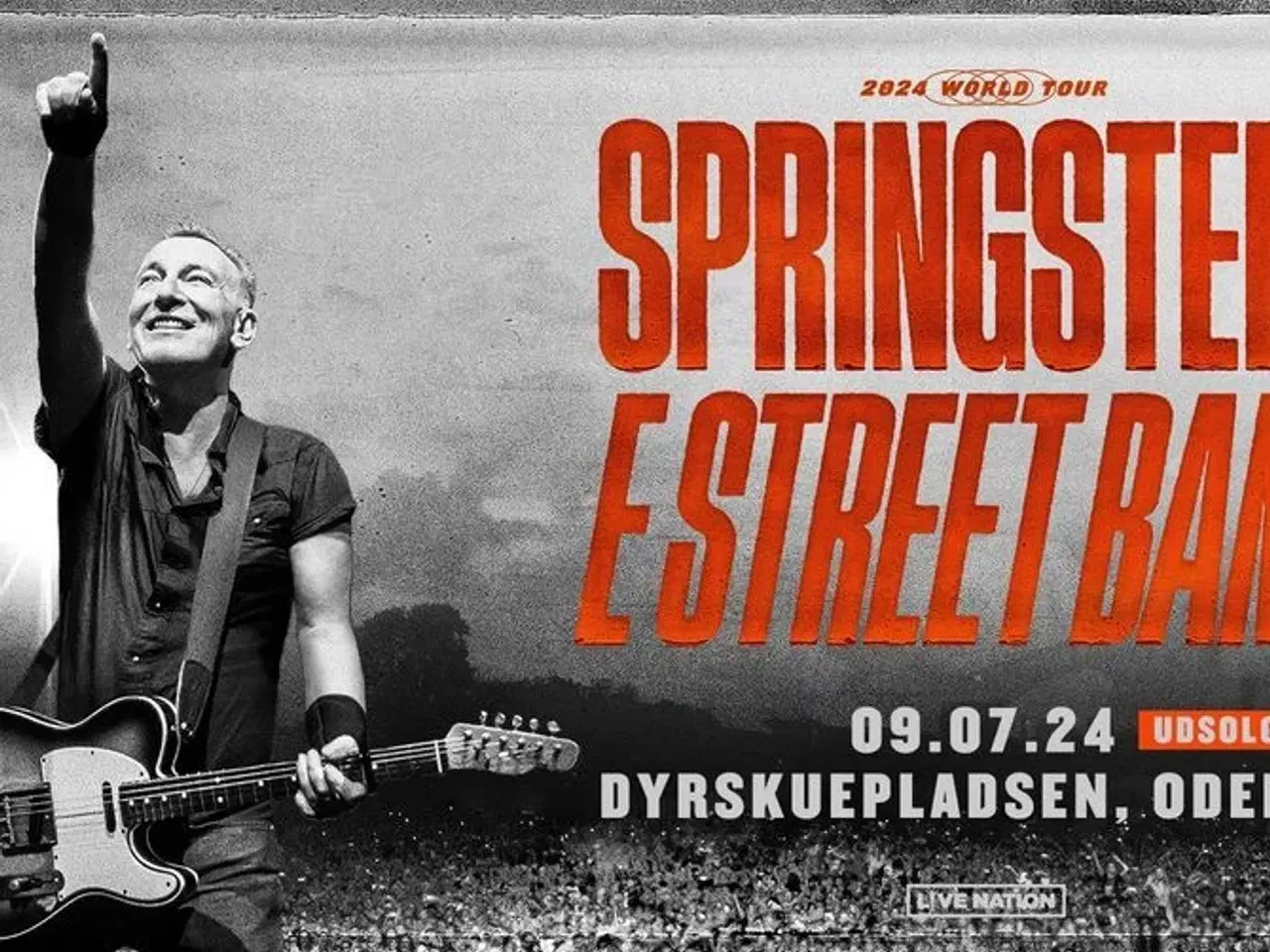 Billede 1 - Bruce Springsteen koncertbilletter, 4 stykker
