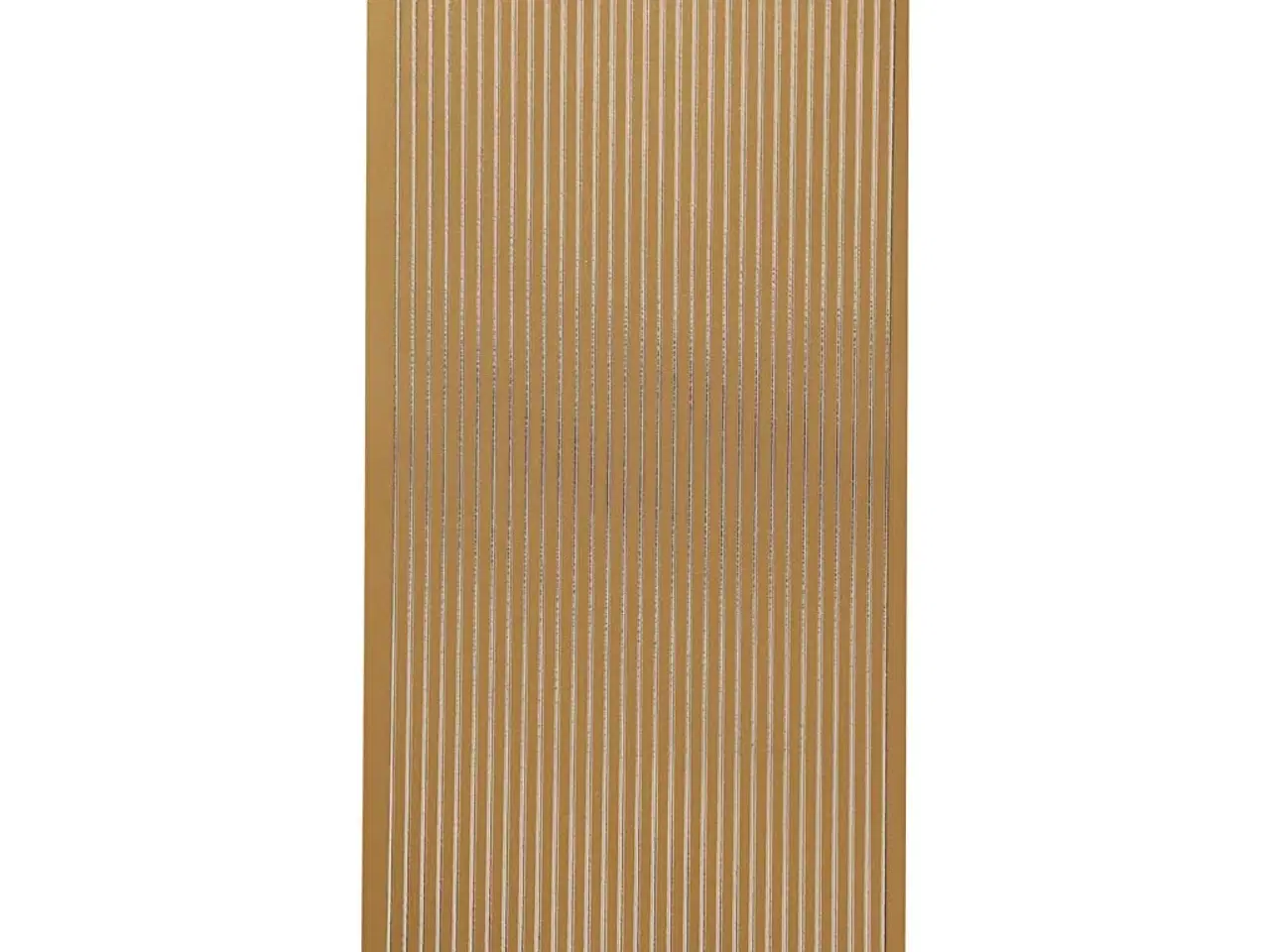 Billede 1 - Selvklæbende Guld Stickers 10x23 cm - Elegant Dekoration