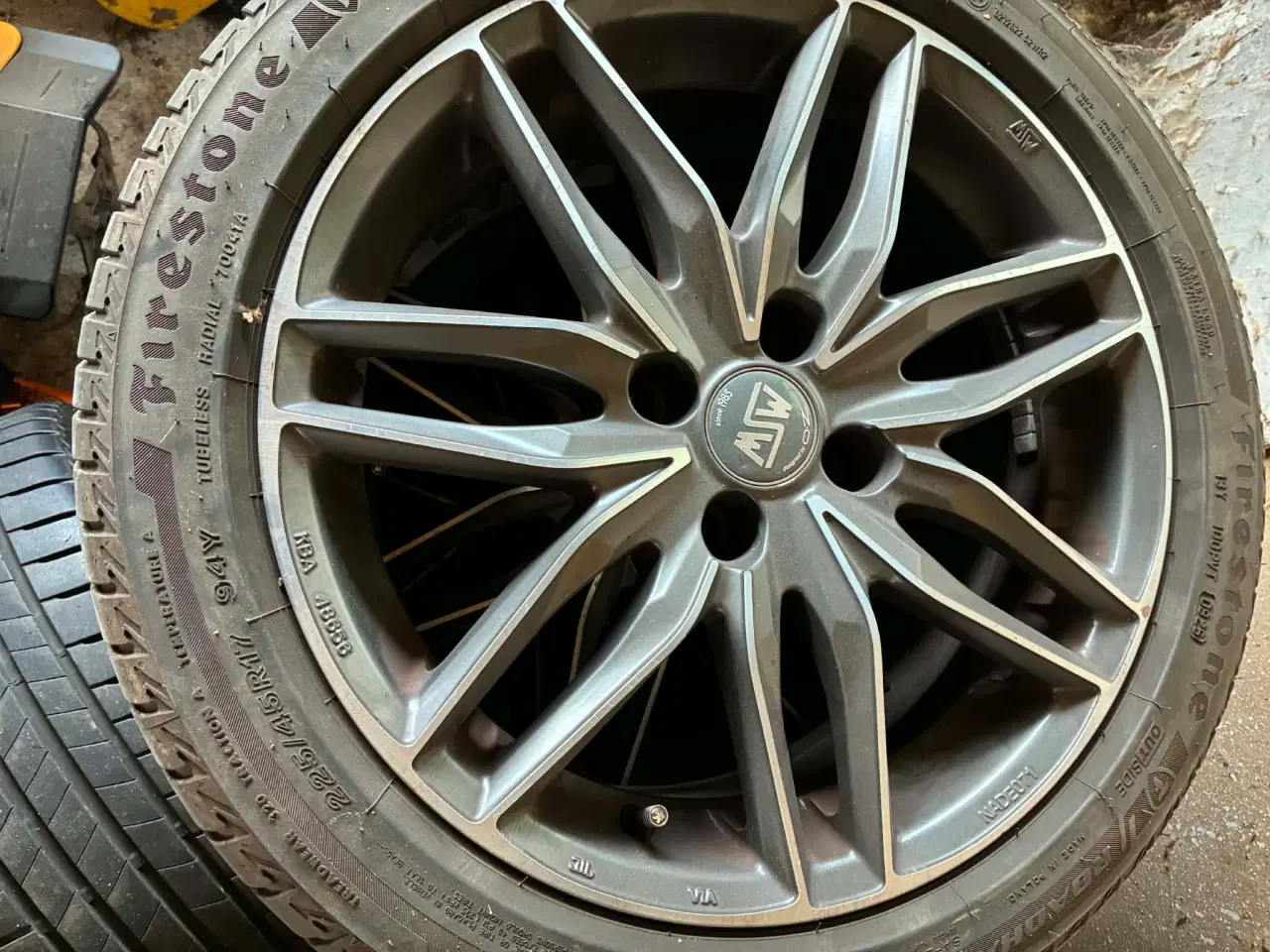 Billede 1 - Alufælge OZ med sommerdæk, til peugeut.