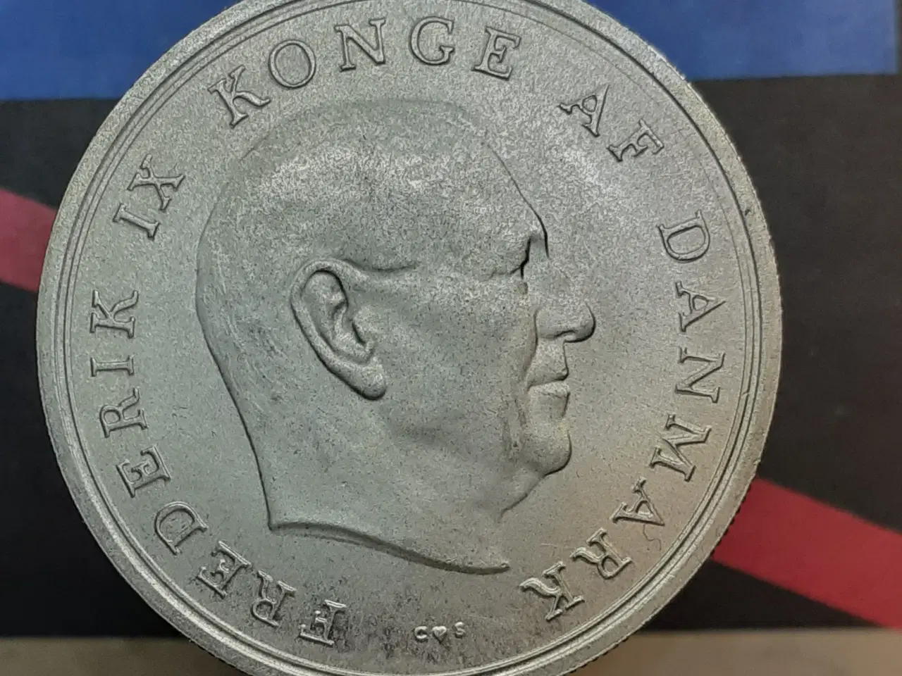 Billede 2 - 10 kr 1967 erindringsmønt, sølv