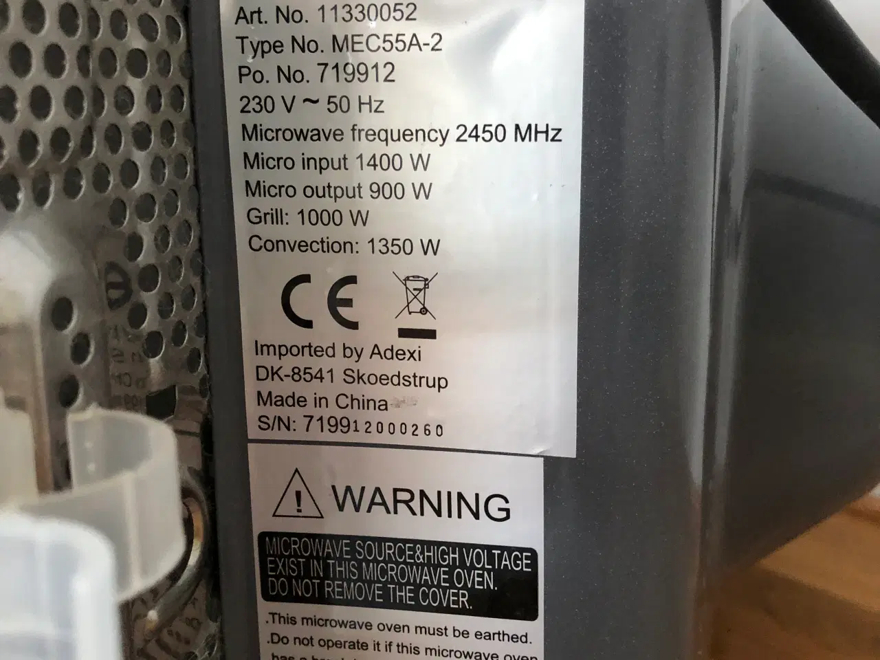 Billede 5 - Adexi mikrobølgeovn Stor B51 X H31 X D47