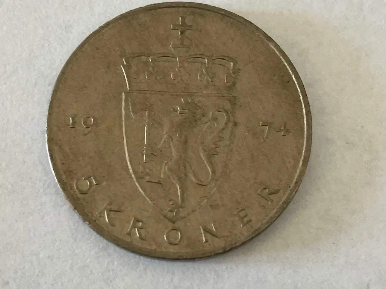 Billede 1 - 5 Kroner Norge 1974