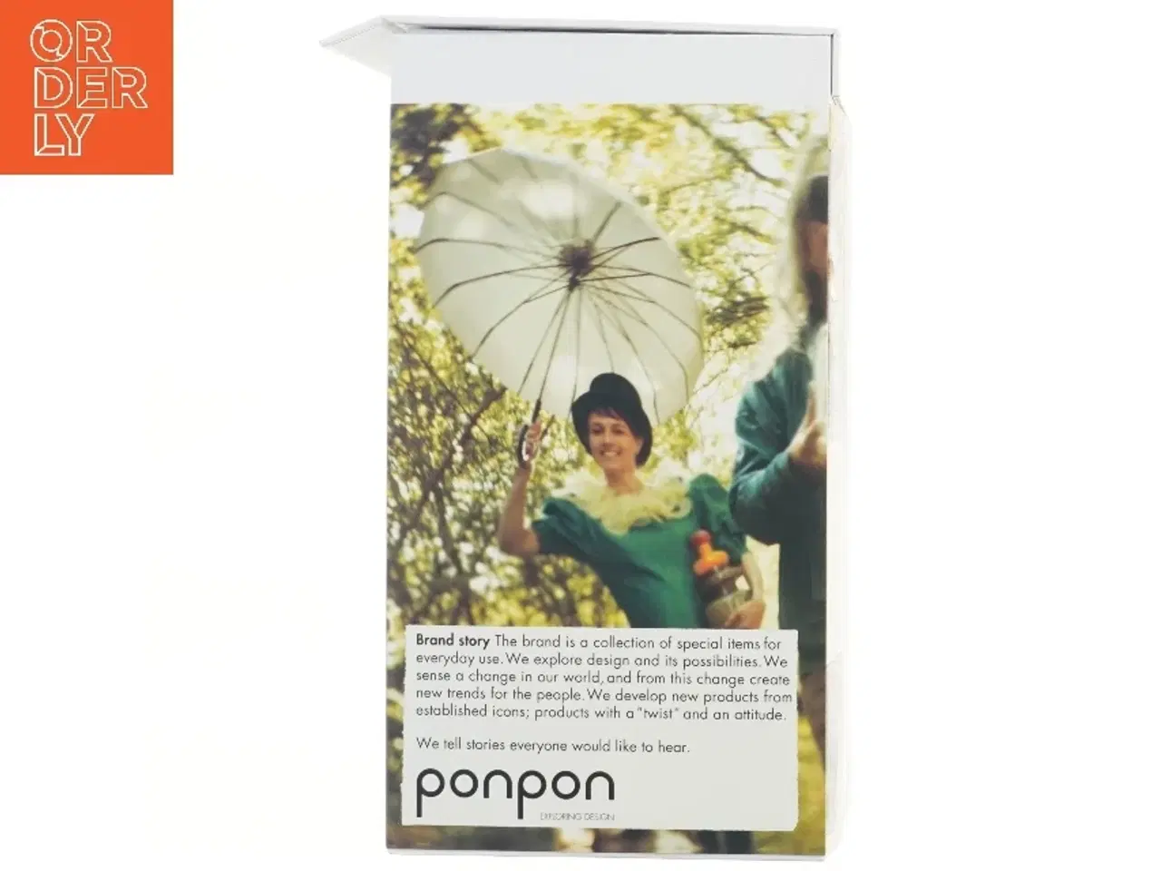 Billede 3 - Glasvase med farvet design fra Ponpon (str. 33 cm)