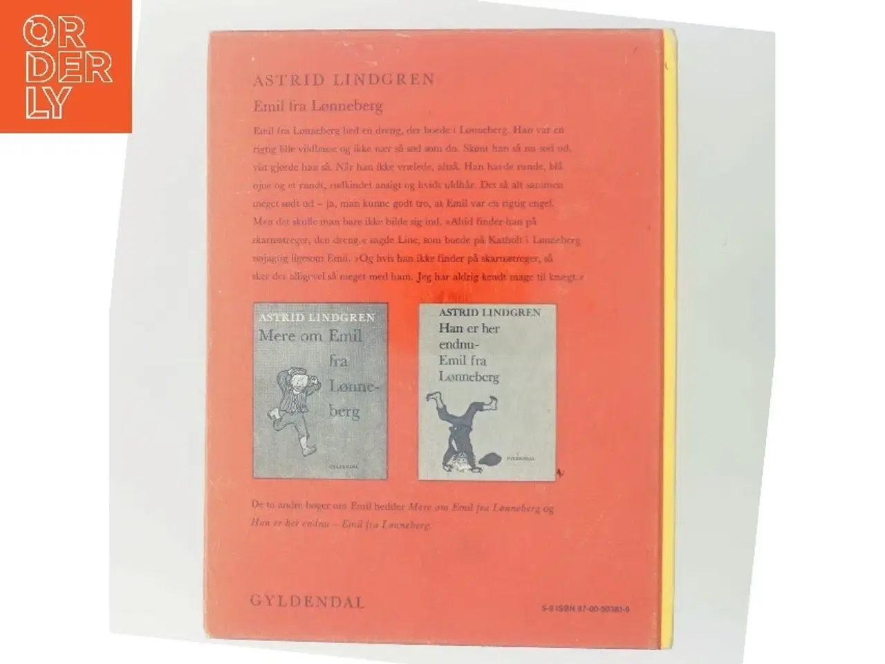 Billede 3 - Emil fra Lønneberg bog fra Gyldendal af Astrid Lindgren (Bog)
