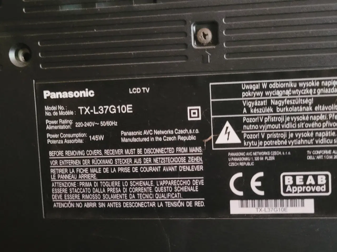 Billede 2 - Panasonic TV 37"