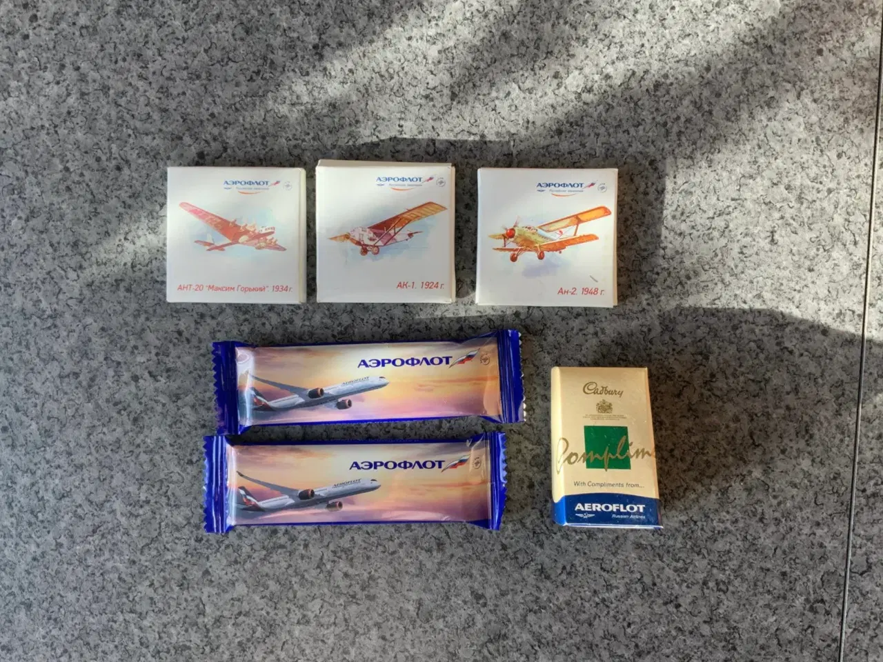 Billede 1 - Retro chokolade fra Aeroflot Business Class