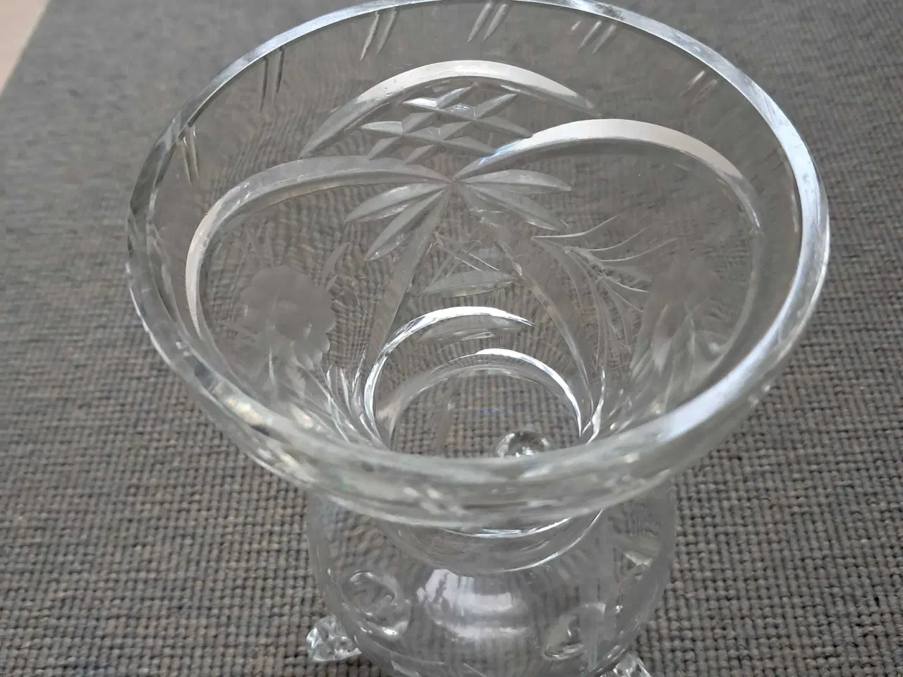 Billede 1 - Ældre hyacint/ blomster glasvase