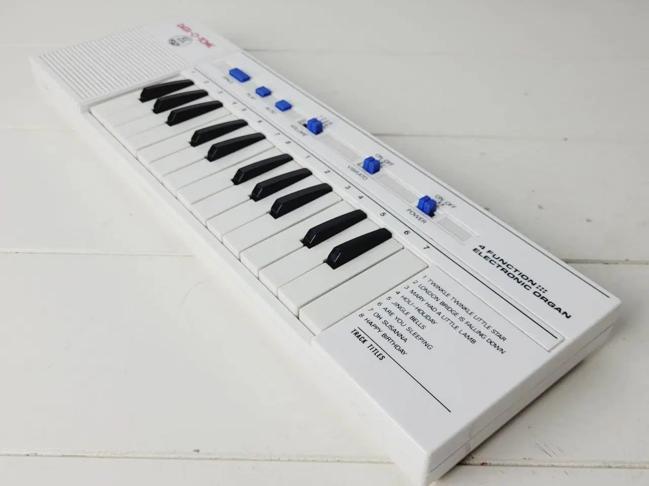 Billede 8 - ⭐️- Vintage DATA O TONE Elektronisk Mini Keyboard