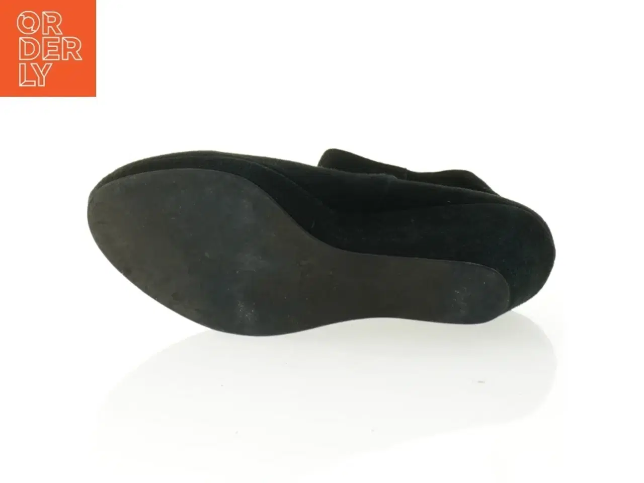 Billede 4 - Sorte ankelstøvler med kilehæl (str. 36)