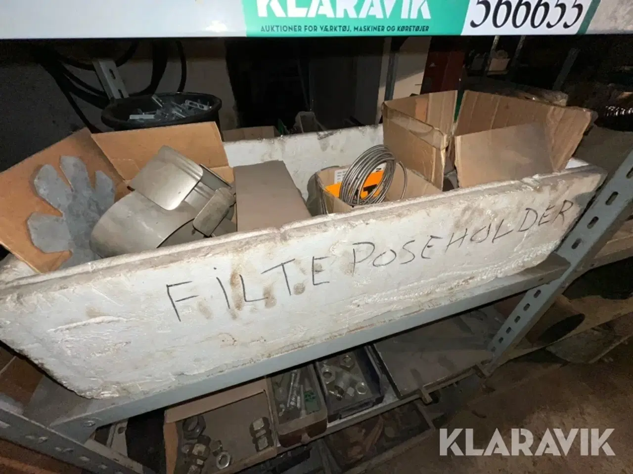 Billede 4 - Blandet lot filterpose holder, stålringe, kæder, tandhjul og diverse andet