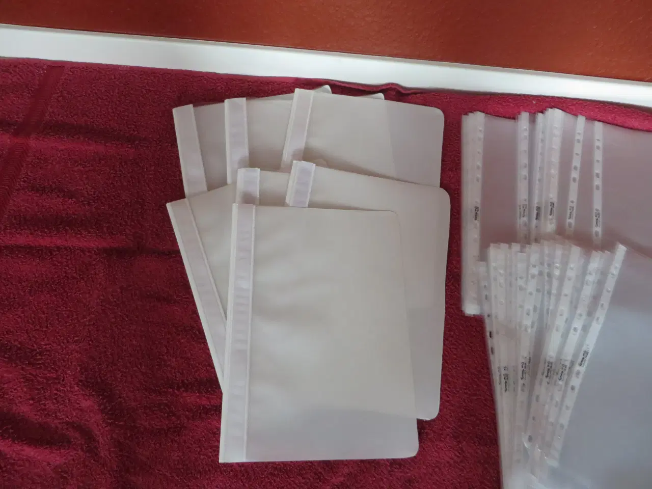 Billede 3 - Plastlomme i formatet A4 / Universalmapper hvid