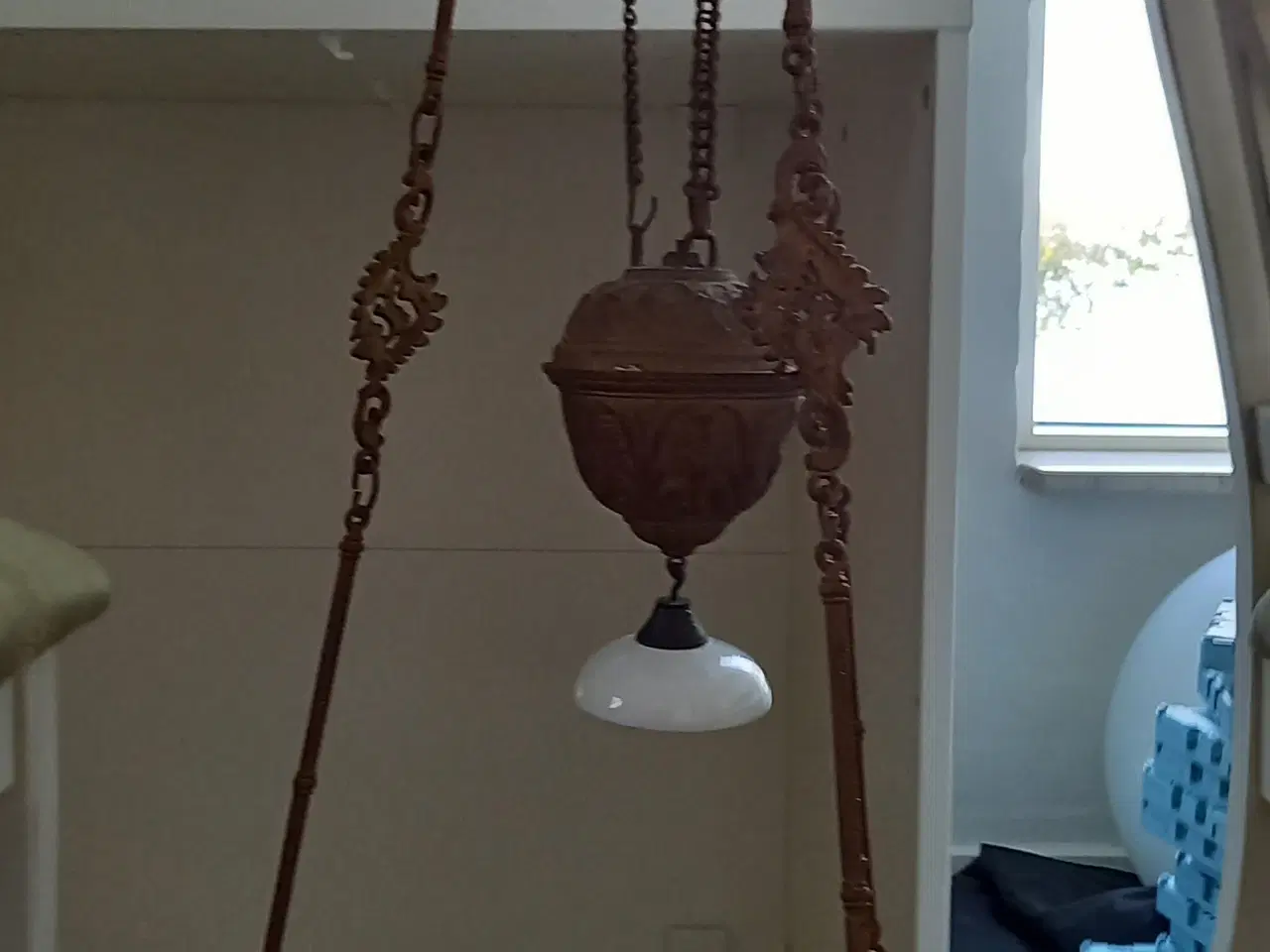 Billede 1 - Gammel Petroleumslampe