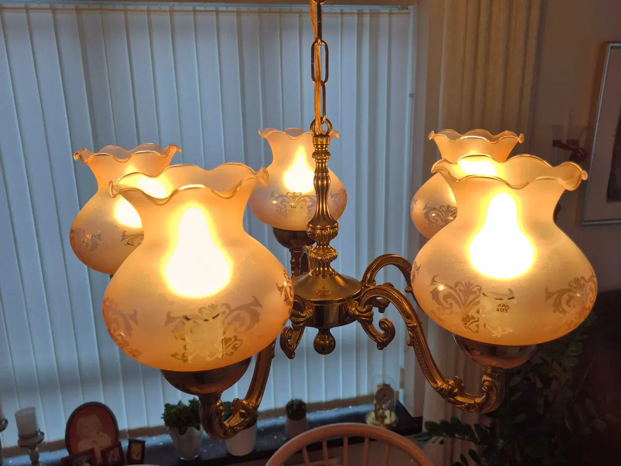 Billede 2 - Loftlampe messing 