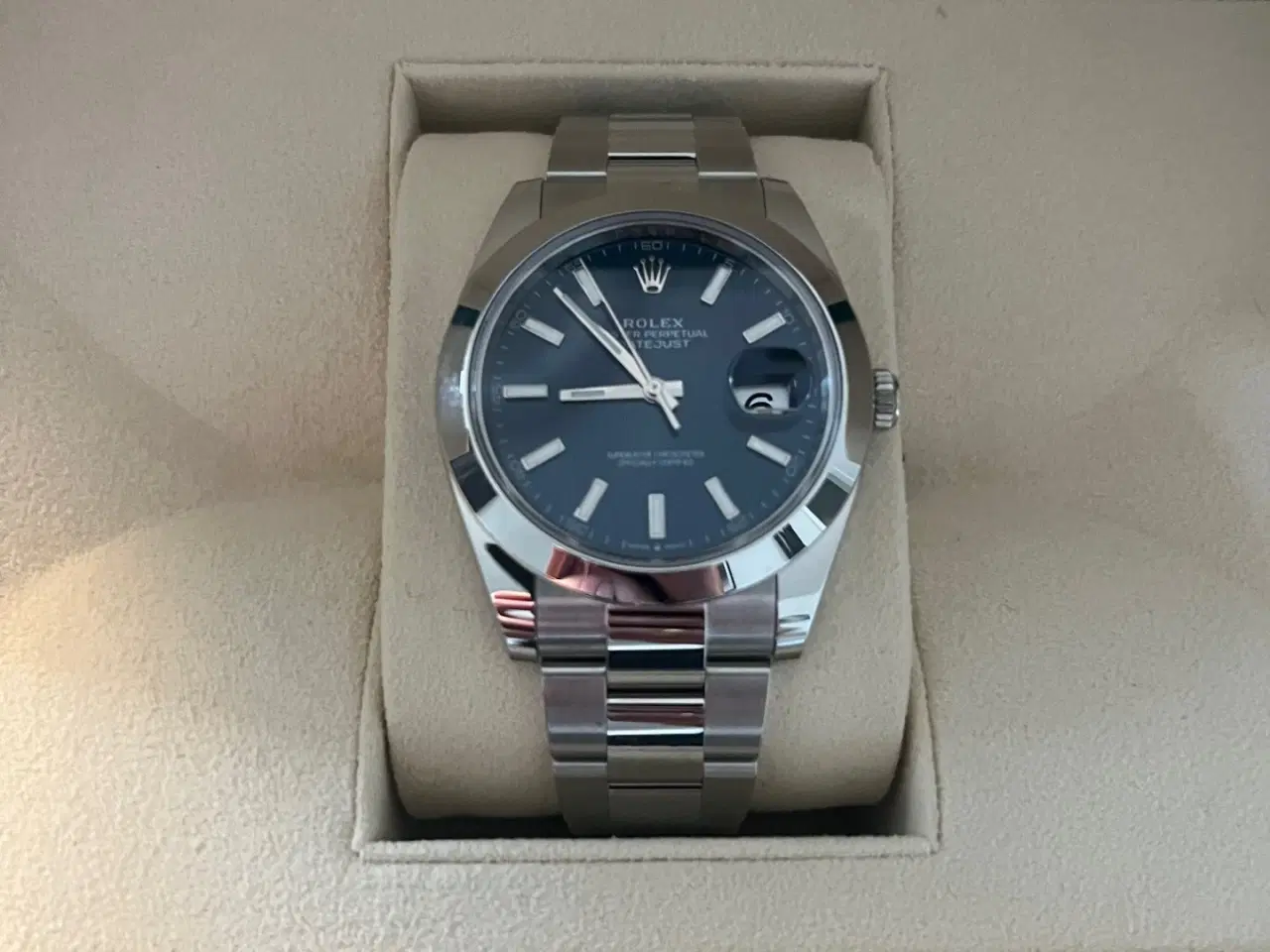 Billede 1 - Rolex Datejust 126300 blå urskive