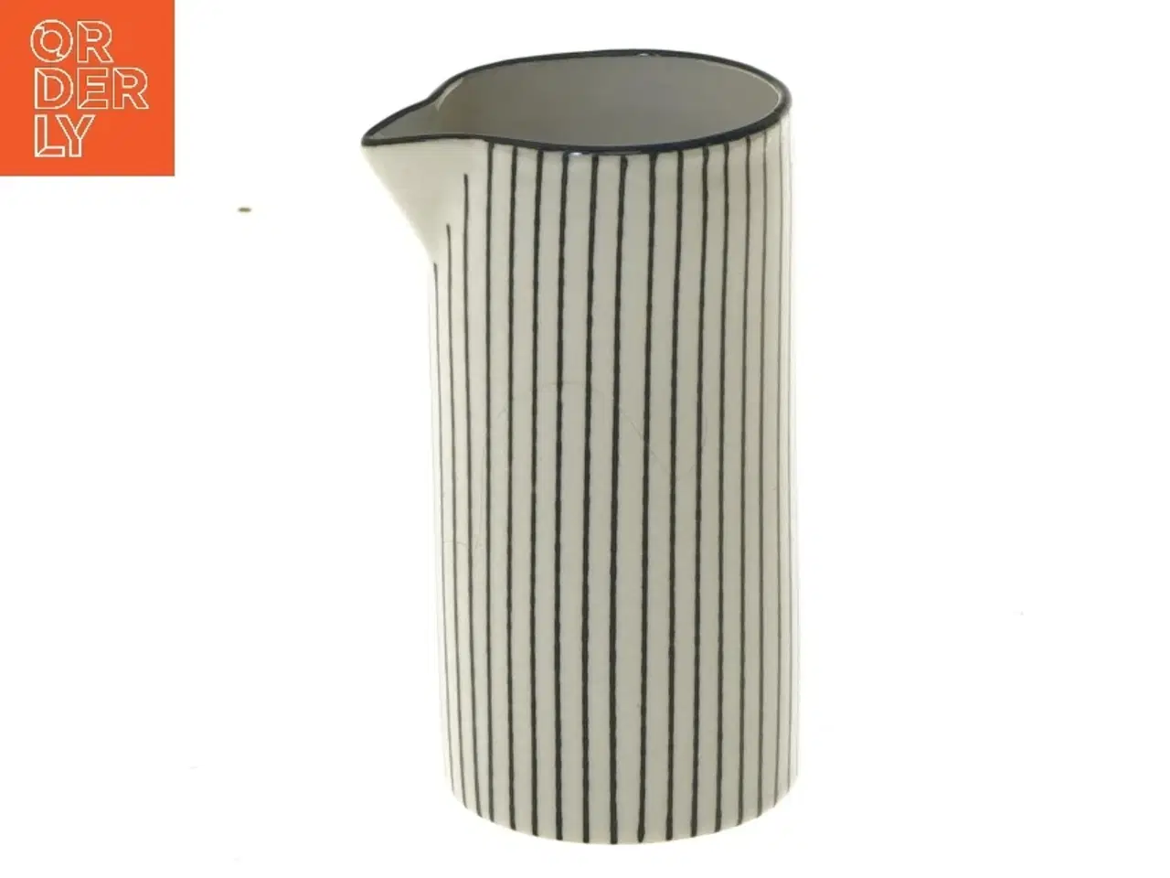 Billede 1 - Stor keramikande med striber fra Ib Laursen (str. 12 cm)