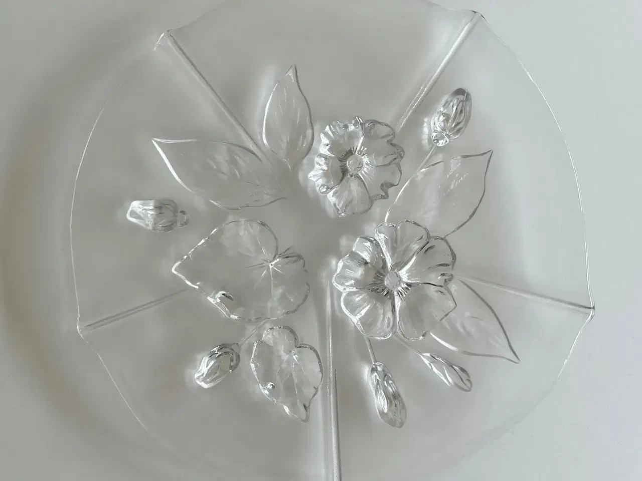 Billede 2 - Lagkagefad, krystal