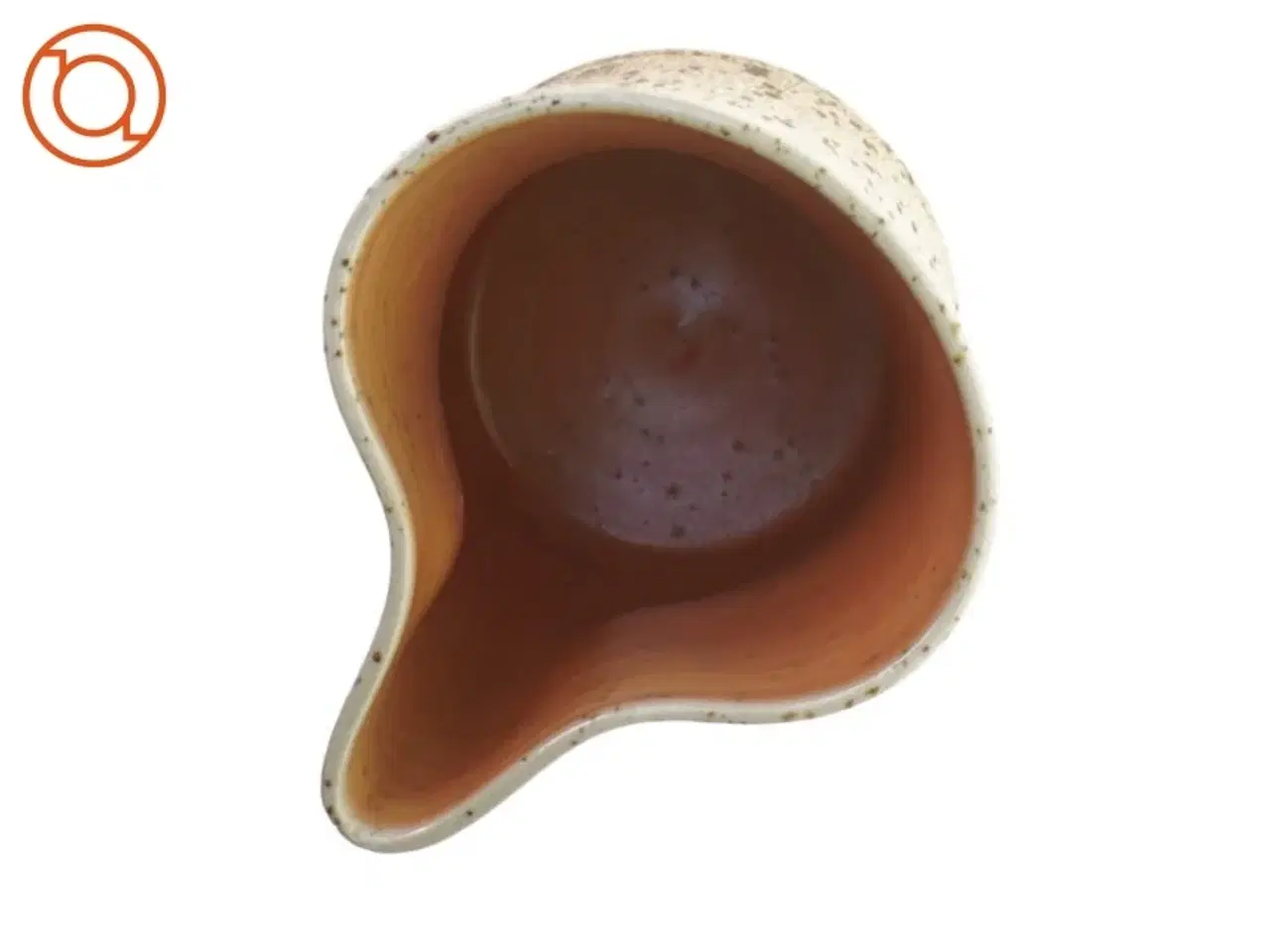 Billede 3 - signeret keramik mælkekande / vase(str. 10 x 8 cm)