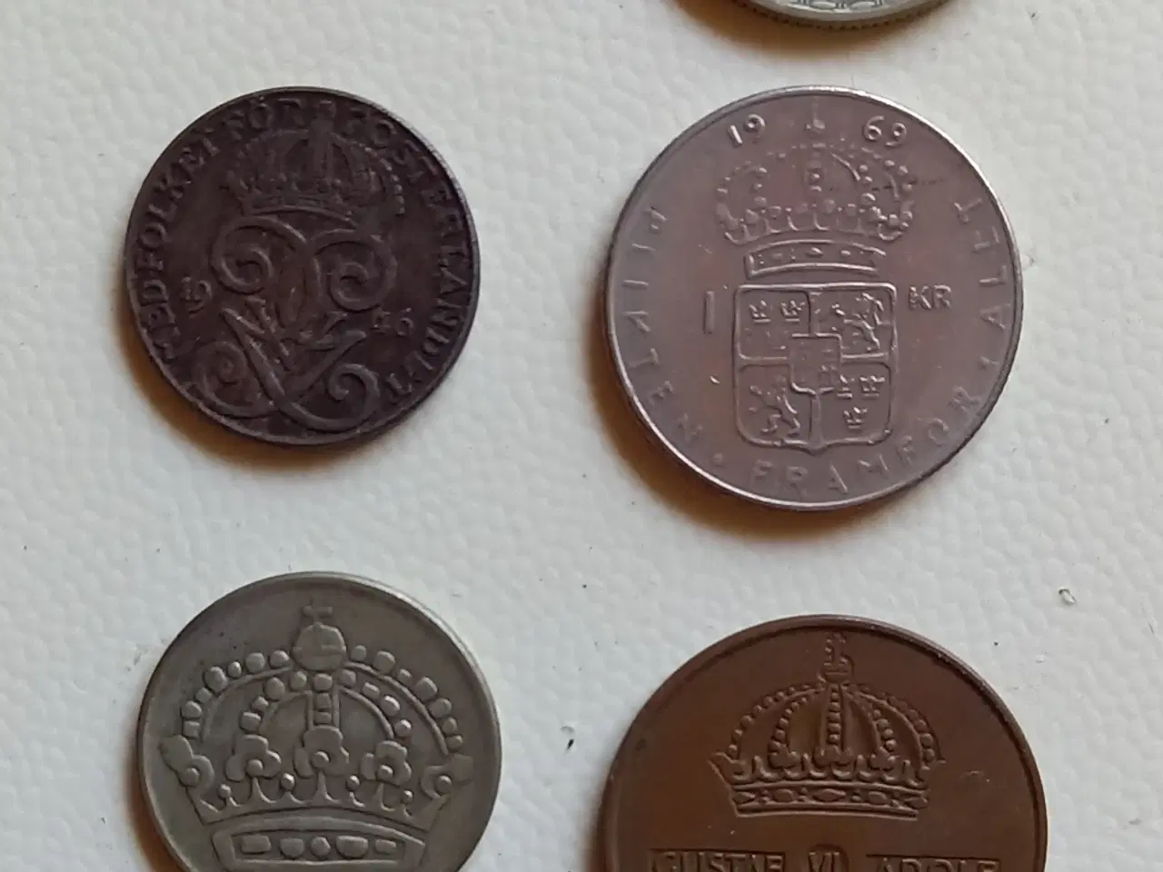 Billede 1 - Gamle udenlandske mønter (ca. 1948-1978)