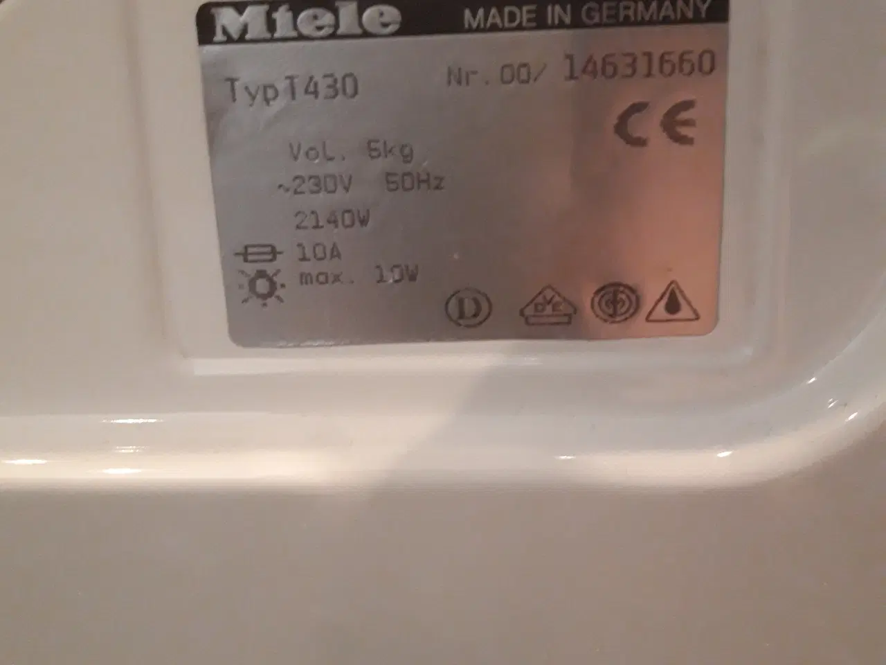 Billede 2 - Miele Novotronic T430 tørretumbler