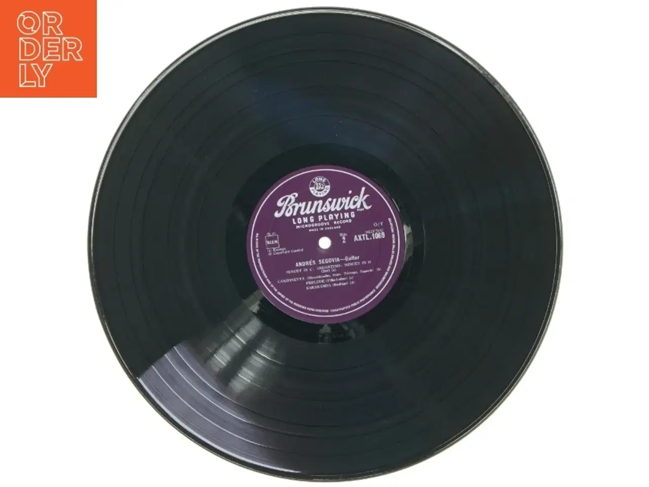 Billede 3 - Andrés Segovia LP - Bach Chaconne