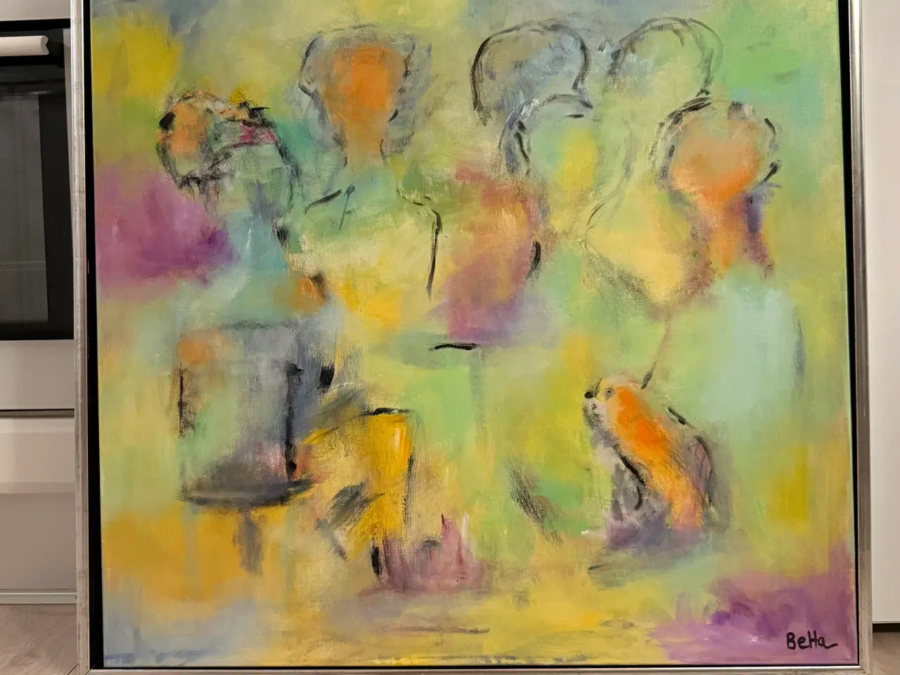 Billede 1 - Abstrakt 80x80