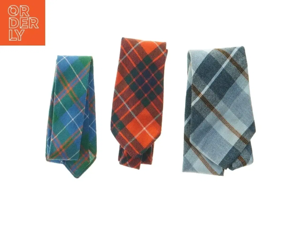 Billede 1 - Ternede slips i tre farver