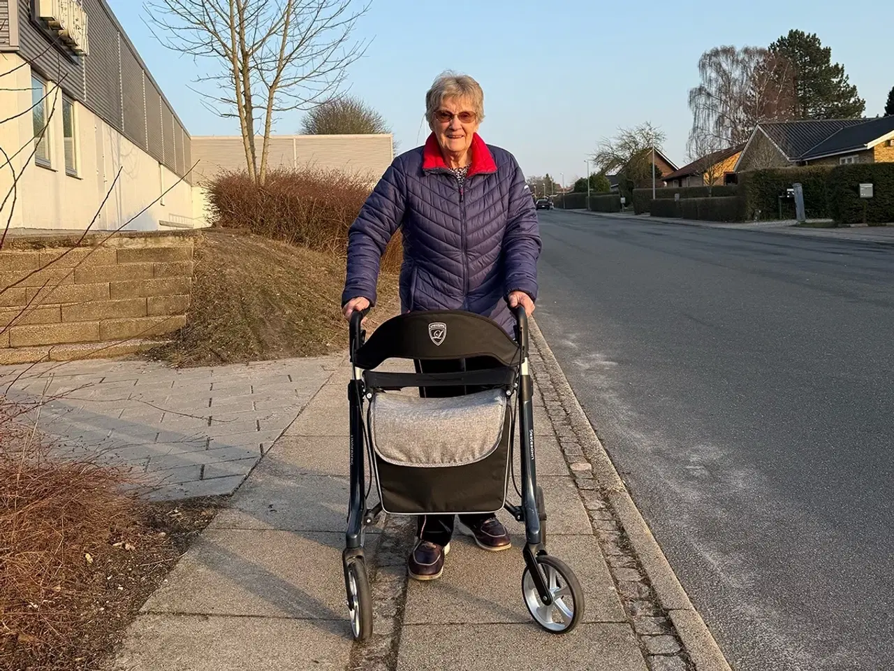 Billede 2 - Lindebjerg Rollator HF 250 letvægt - Rød