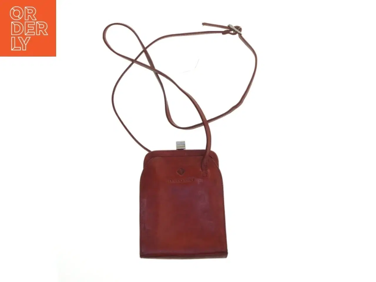 Billede 1 - Lille læder skuldertaske fra Claudio Ferrici (str. 19x14 cm)