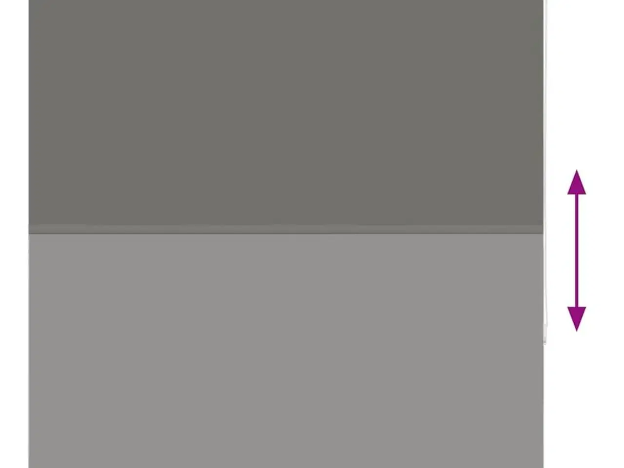 Billede 5 - Rullegardin mørklægning 130x130 cm stofbredde 126,6cm polyester