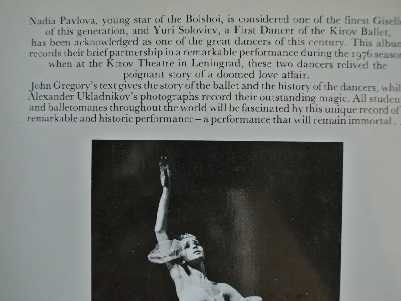 Billede 2 - giselle immortal - the story of giselle, by john g