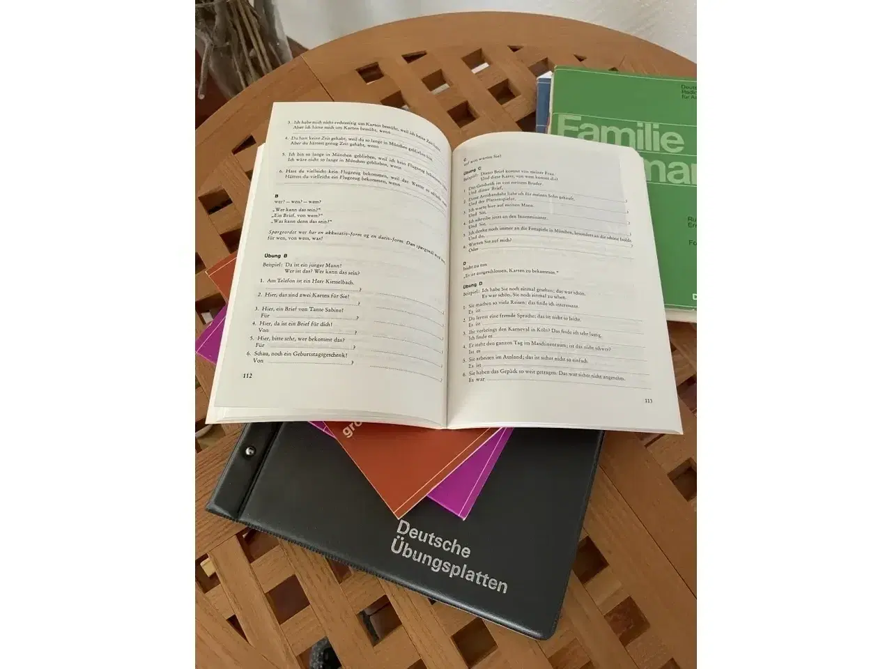 Billede 5 - Tysk kursus med bøger og plader 