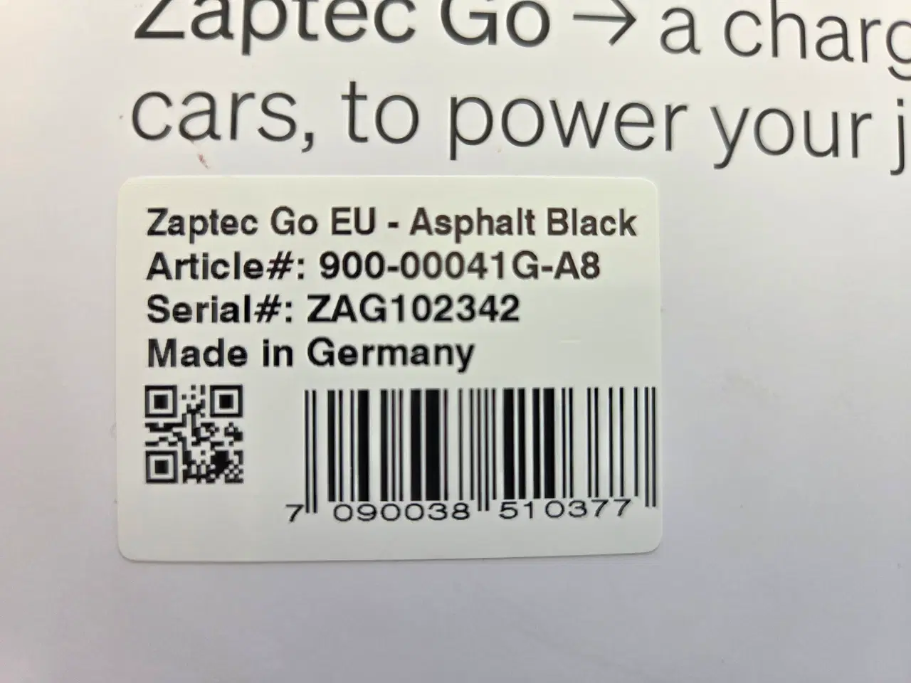 Billede 3 - Zaptec Go 2 ladebox (ny)