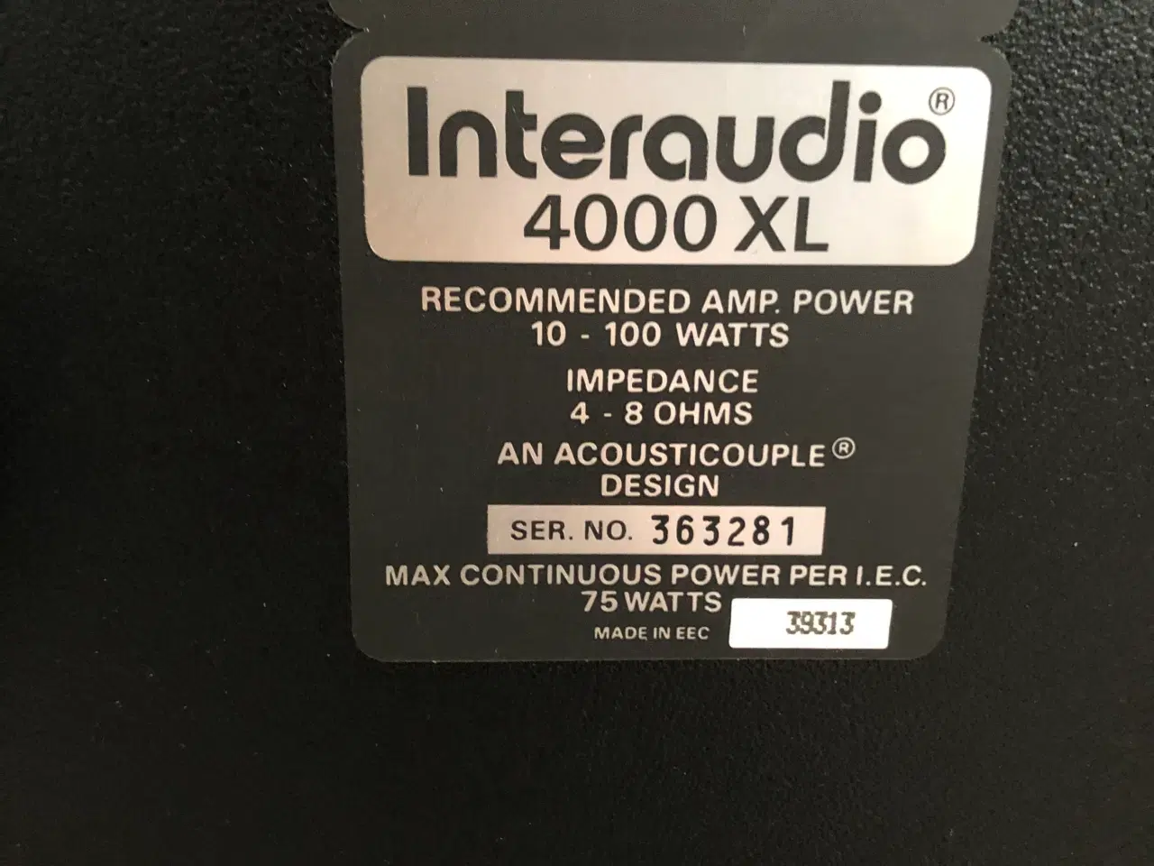 Billede 2 - Højtalere Bose Interaudio 4000 XL 