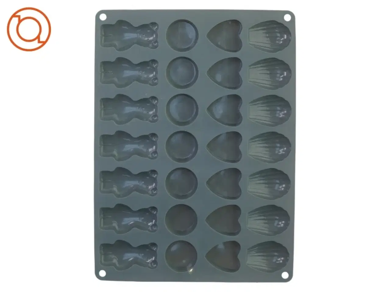 Billede 2 - Chokolade form i silikone (str. 32 x 24 cm)