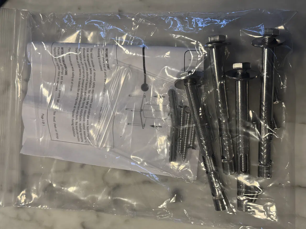 Billede 5 - Stander til ladeboks.