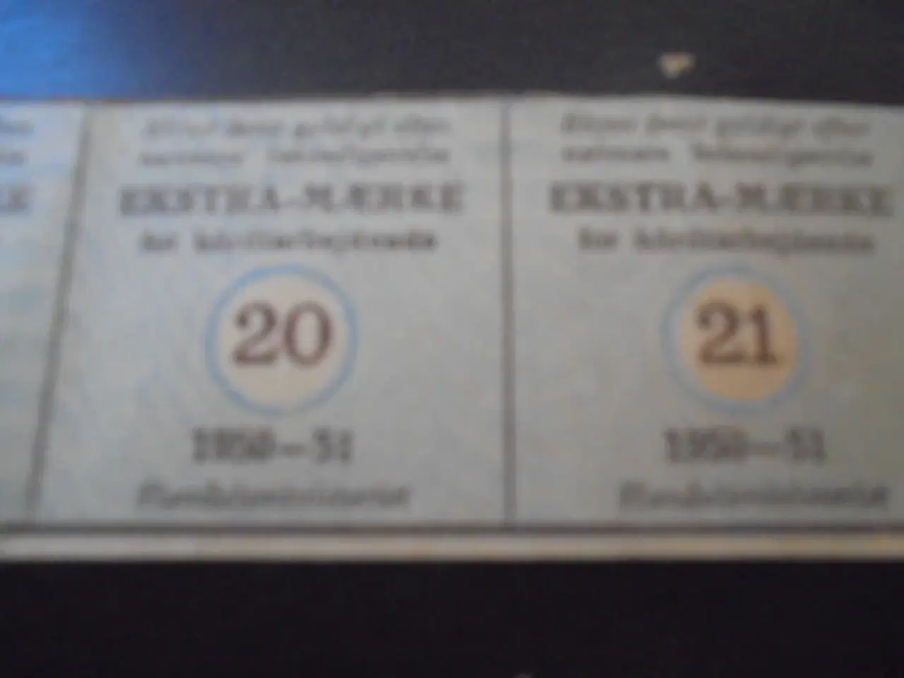 Billede 1 - Lille lot rationeringsmærker fra 1944-51  