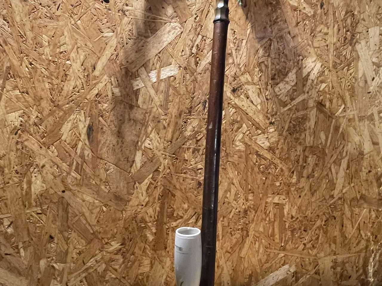 Billede 1 - Antik Langpibe - porcelæn-hoved