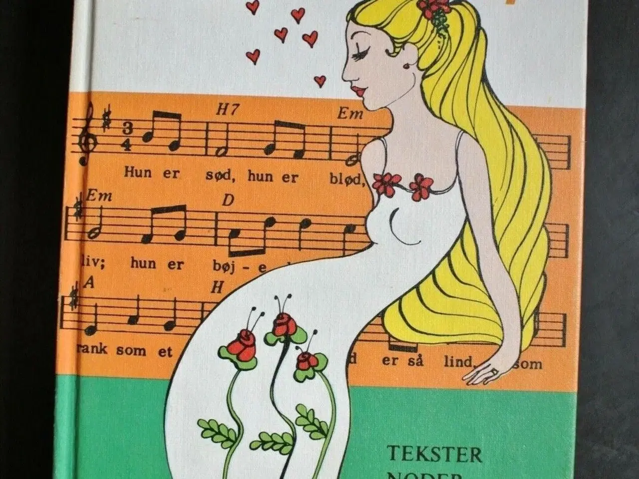 Billede 1 - lystige viser 7. tekster. noder. becifringer, red.
