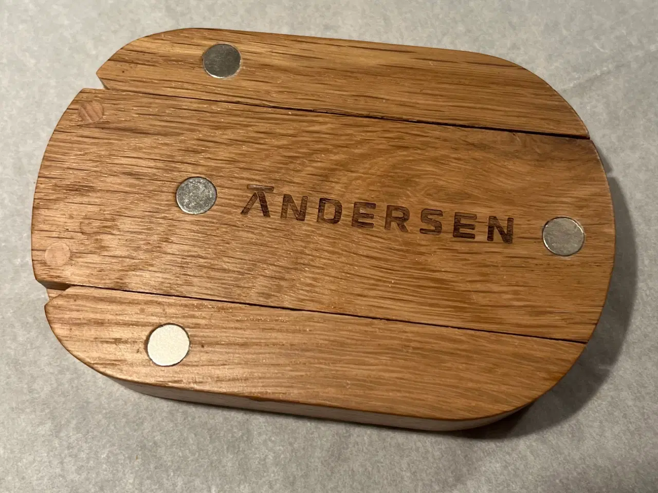 Billede 1 - Andersen Furniture Magnetic Bordskåner i egetræ
