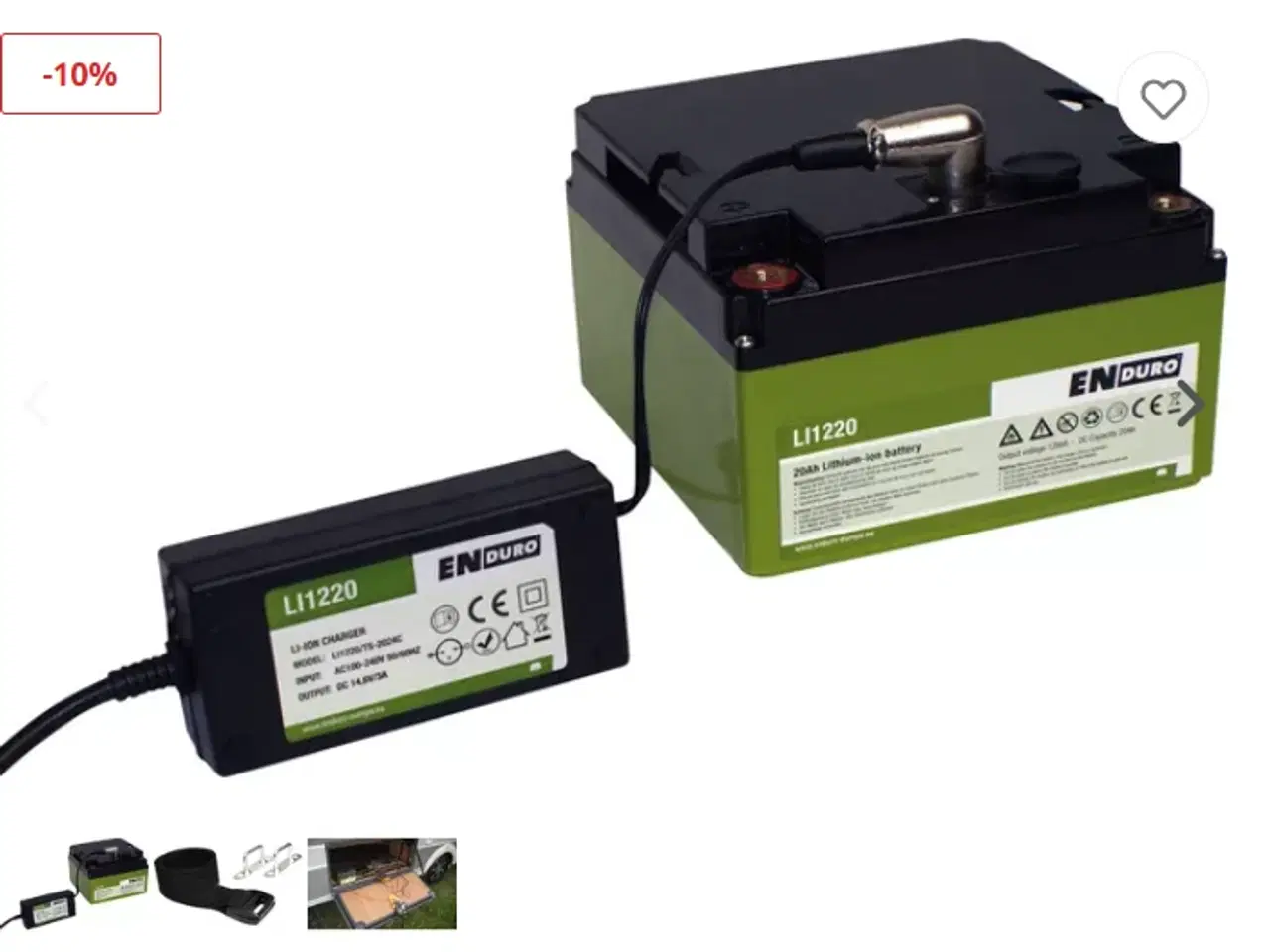 Billede 4 - 20Ah ENDURO batteri med lader