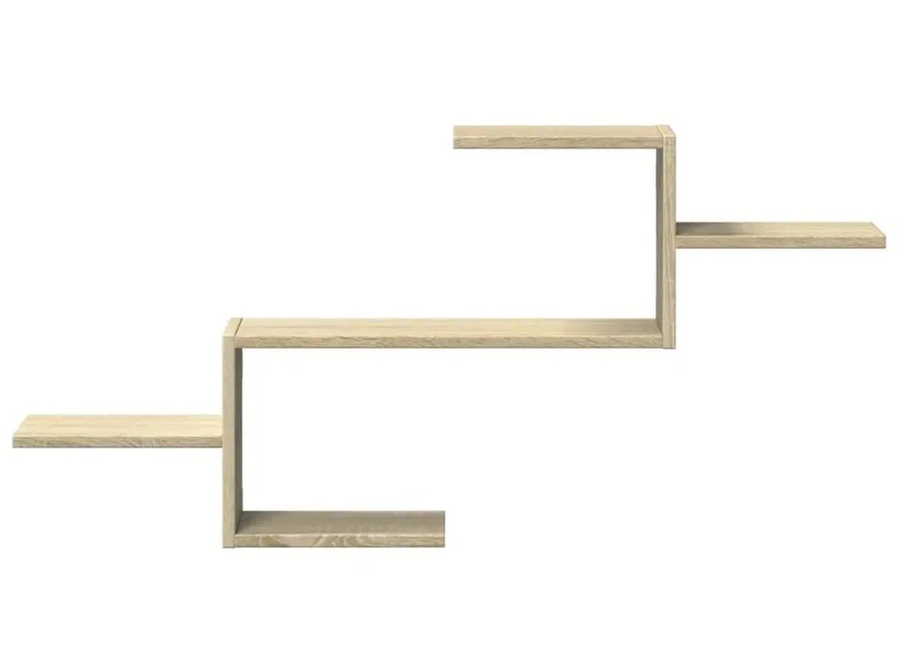 Billede 4 - Væghylde 104x15x49 cm konstrueret træ sonoma-eg