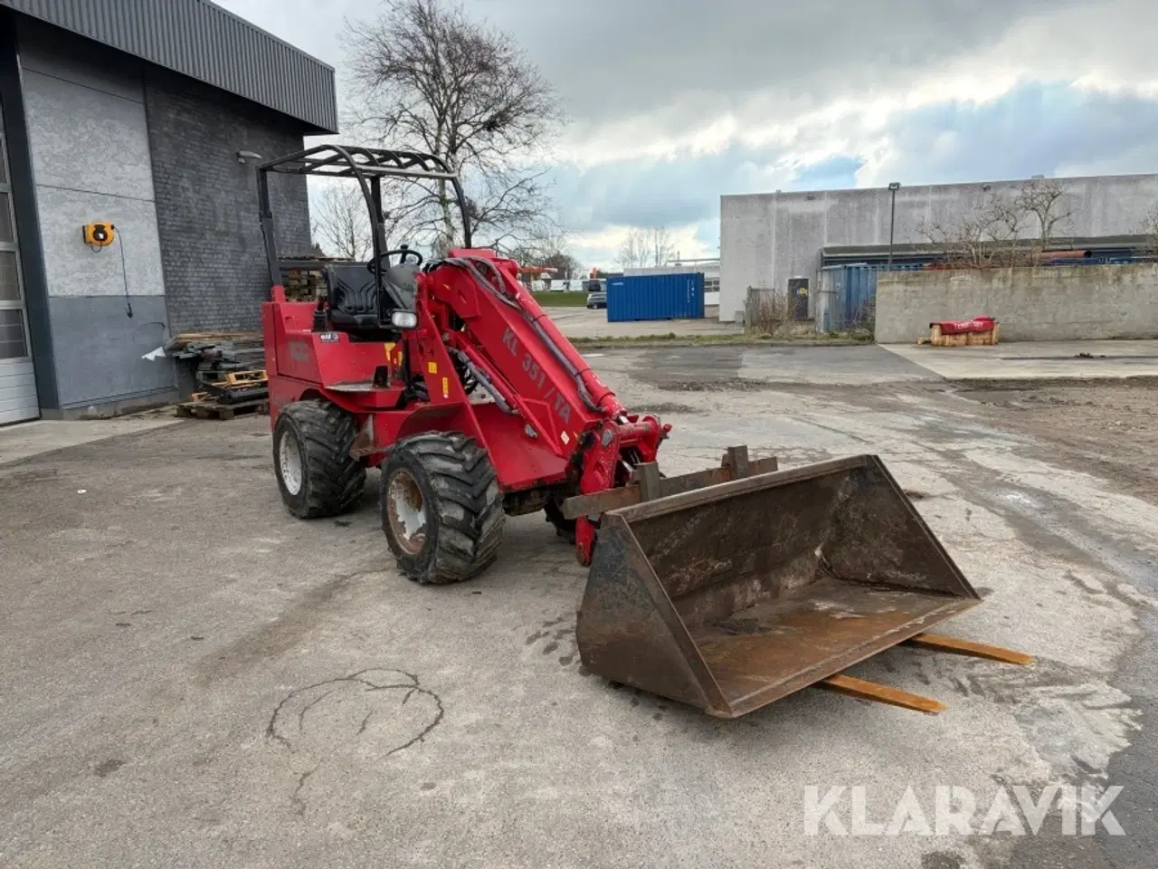 Billede 8 - Minilæsser Thaler Leder kL 351/TA med udskud og tilbehør