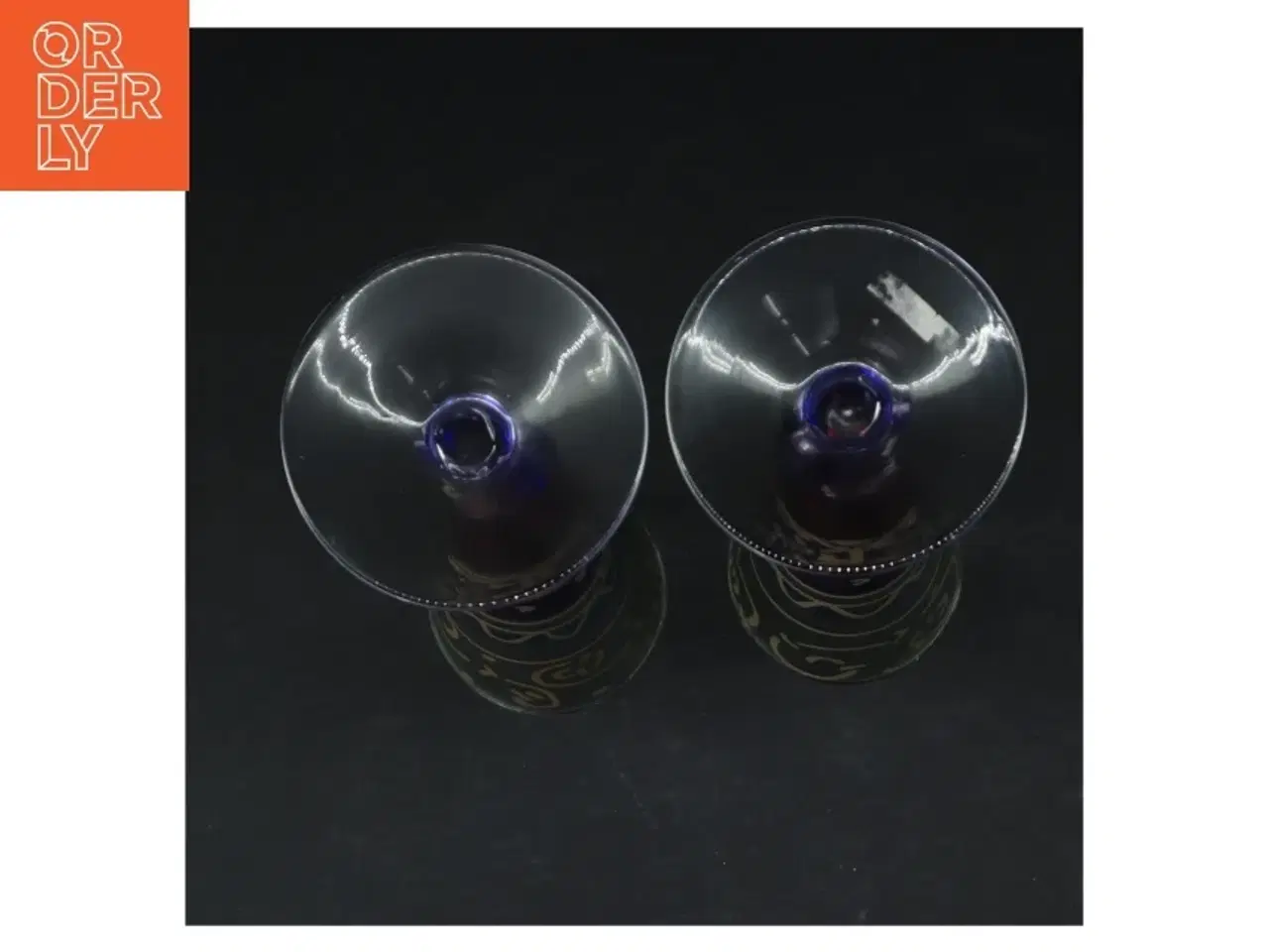 Billede 4 - Dekorative glas (str. Ø. 7 cm. længde, 22,5 cm)