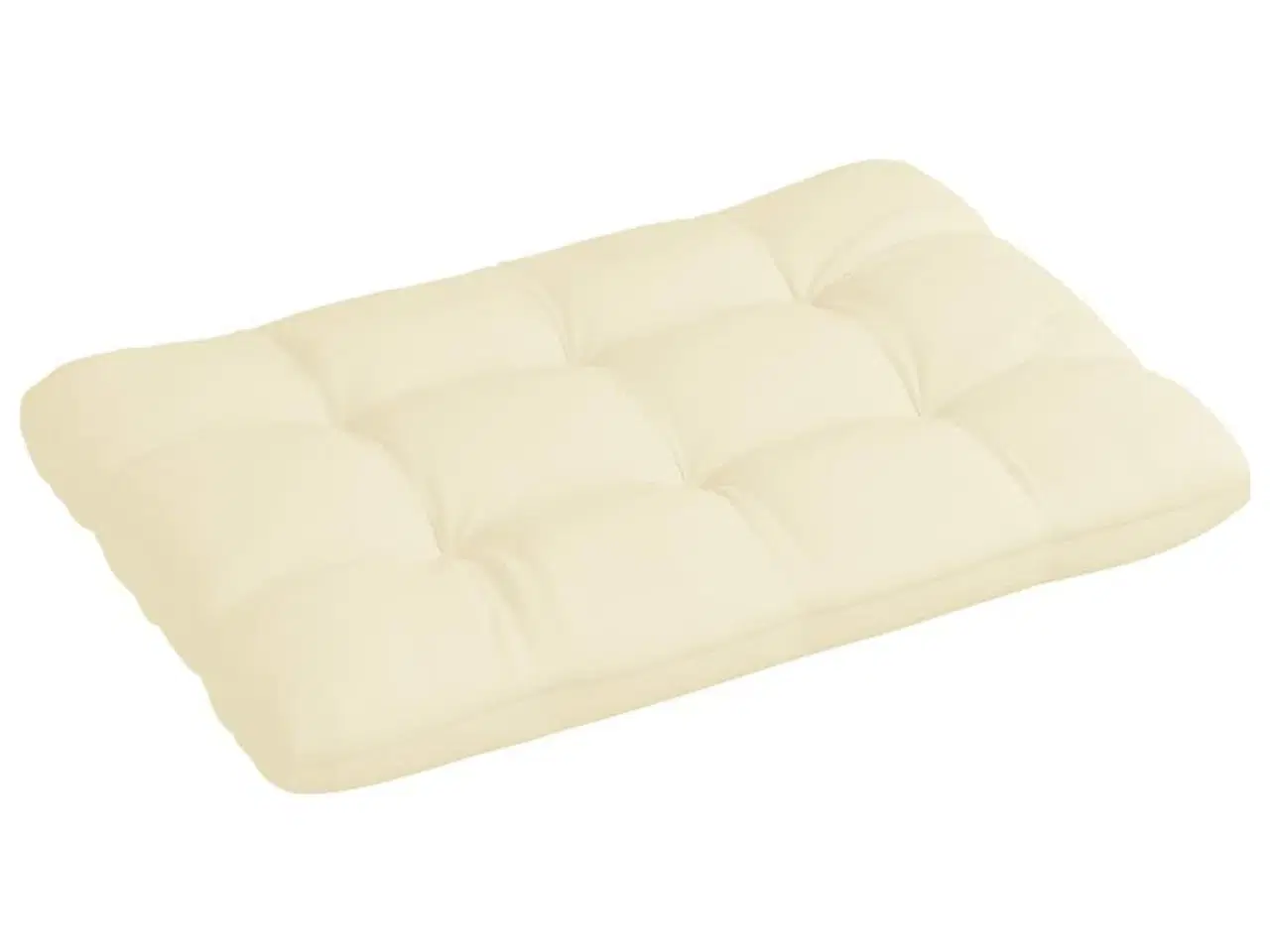 Billede 1 - Pallehynde 120x80x12 cm stof cremefarvet